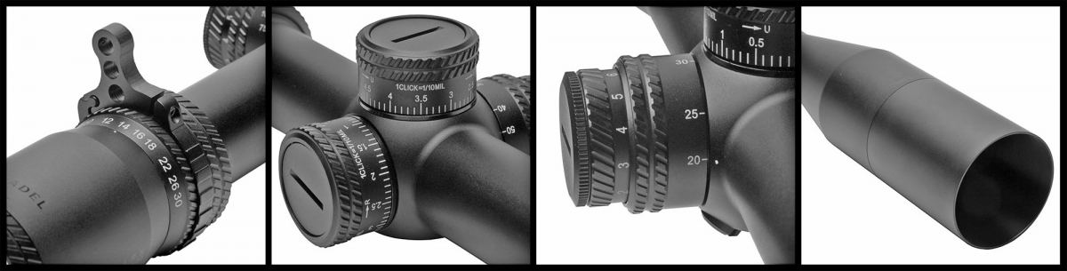 Details of the Sightmark Citadel 5-30x56 LR2