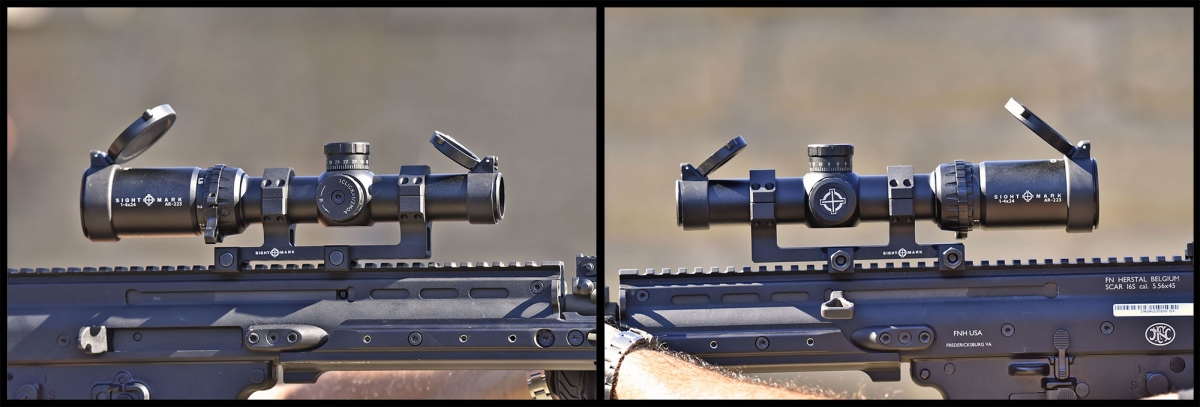 Sightmark Core TX 1-4x24 AR-223 BDC and Sightmark Rapid AR 1-4x20 SHR-223 riflescopes Sightmark Core TX 1-4x24 AR-223 BDC and Sightmark Rapid AR 1-4x20 SHR-223 riflescopes