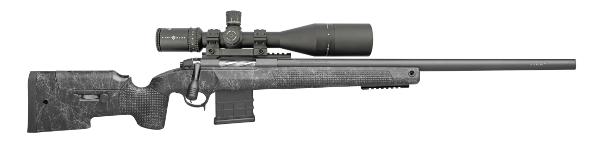 Cannocchiale Sightmark Latitude 8-32x60 F-Class Il Sightmark Latitude 8-32x60 montato su una carabina Sabatti Tactical EVO US