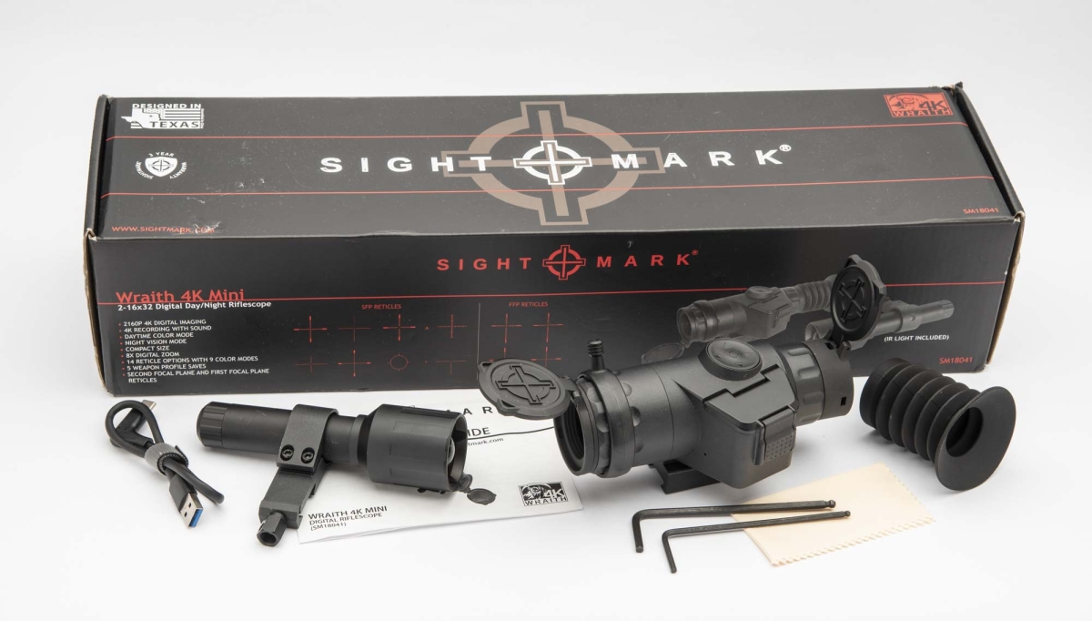 Sightmark Wraith 4K Mini 2-16x32: visione digitale diurna e notturna Sightmark Wraith 4K Mini 2-16x32: visione digitale diurna e notturna