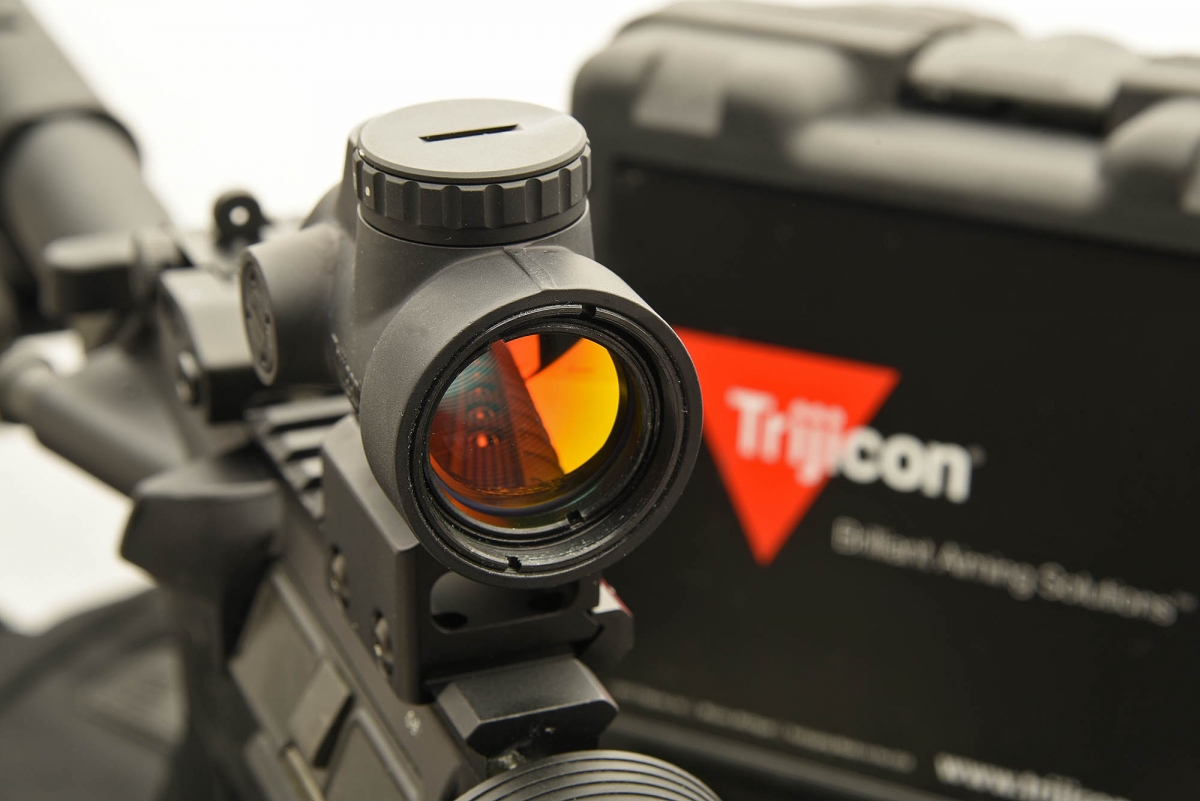 Trijicon&#039;s MRO red dot gunsight offers high performance and quality in a small-size, low-weight package