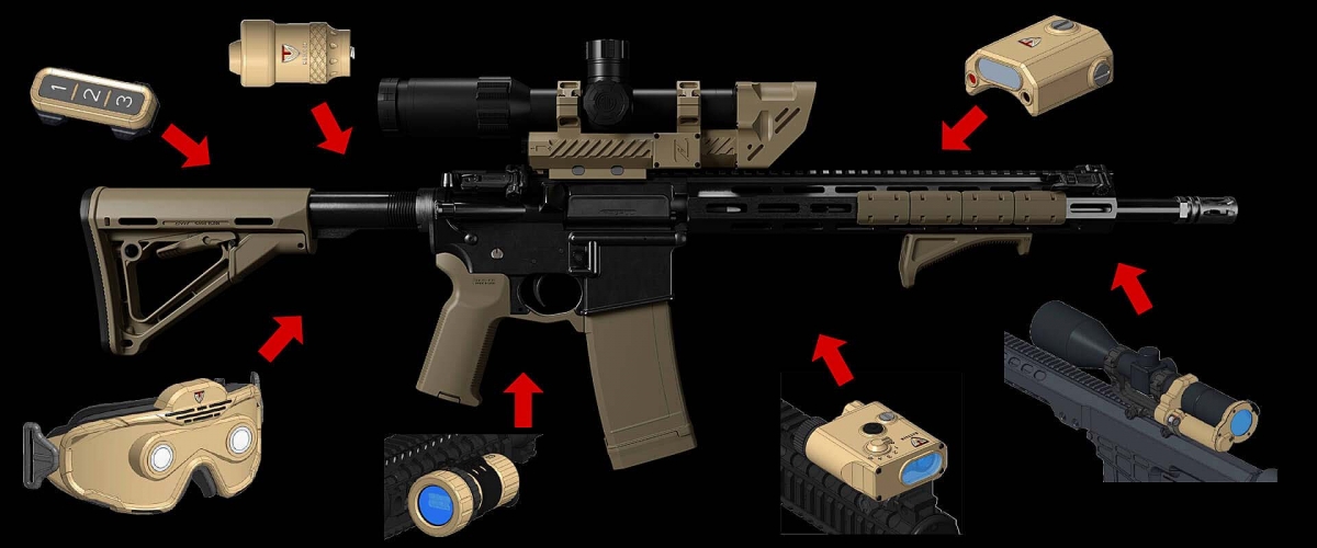 MagPul Maztech X4: the future of fire control systems Artist's concept of what the MagPul Maztech X4 systems should integrate in the future