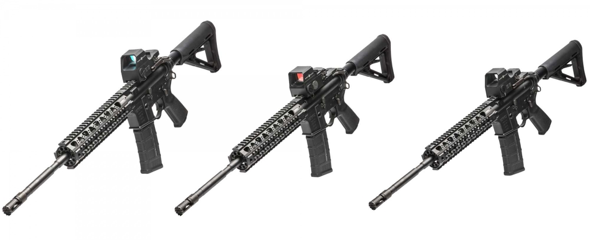 Sightmark RAM Ultra Shot line of reflex sights The Ultra Shot R-Spec, A-Spec and M-Spec reflex sights are available in four different variants.