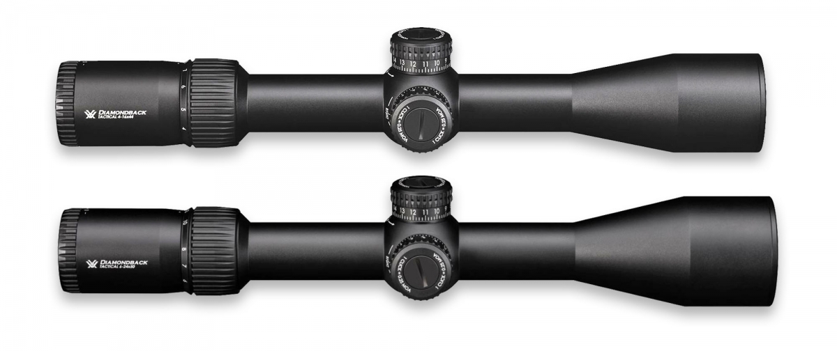Le nuove ottiche VORTEX Diamondback Tactical FFP 4-16x44 e 6-24x50
