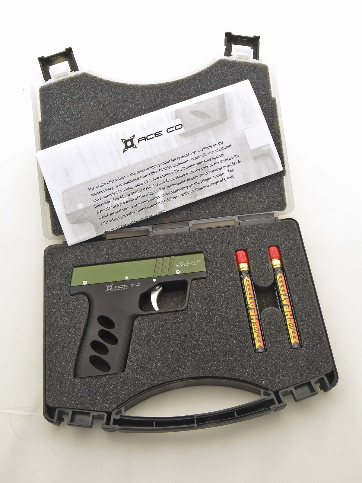 The AceCo Micro-Shot is a product of great craftmanship and typical American ingenuity