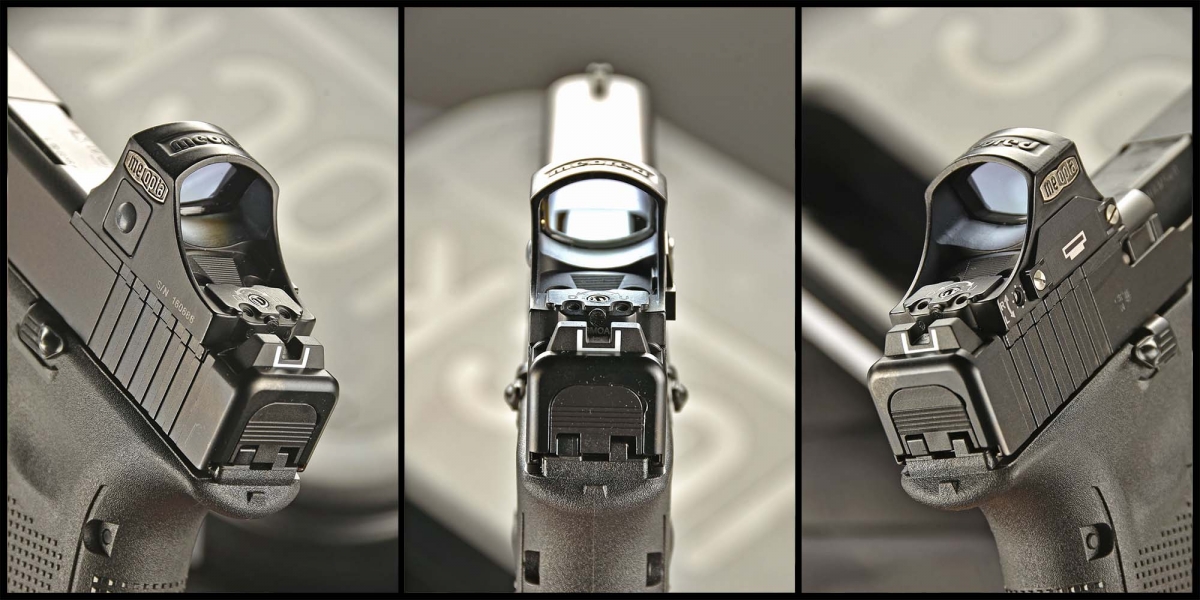 Nel nostro caso specifico, la Glock 34 Gen 5 MOS in prova è stata equipaggiata con un punto rosso Meopta MeoRed 30 1x da 3 MOA. Ma devo ammettere che sull'effettiva utilità di sistemi ottici sulle armi corte ho delle personali riserve, che vi dettaglio nell'approfondimento che segue, insieme alle mie valutazioni sull'esperienza fatta con questa combinazione specifica arma+ottica che vedete nelle illustrazioni.