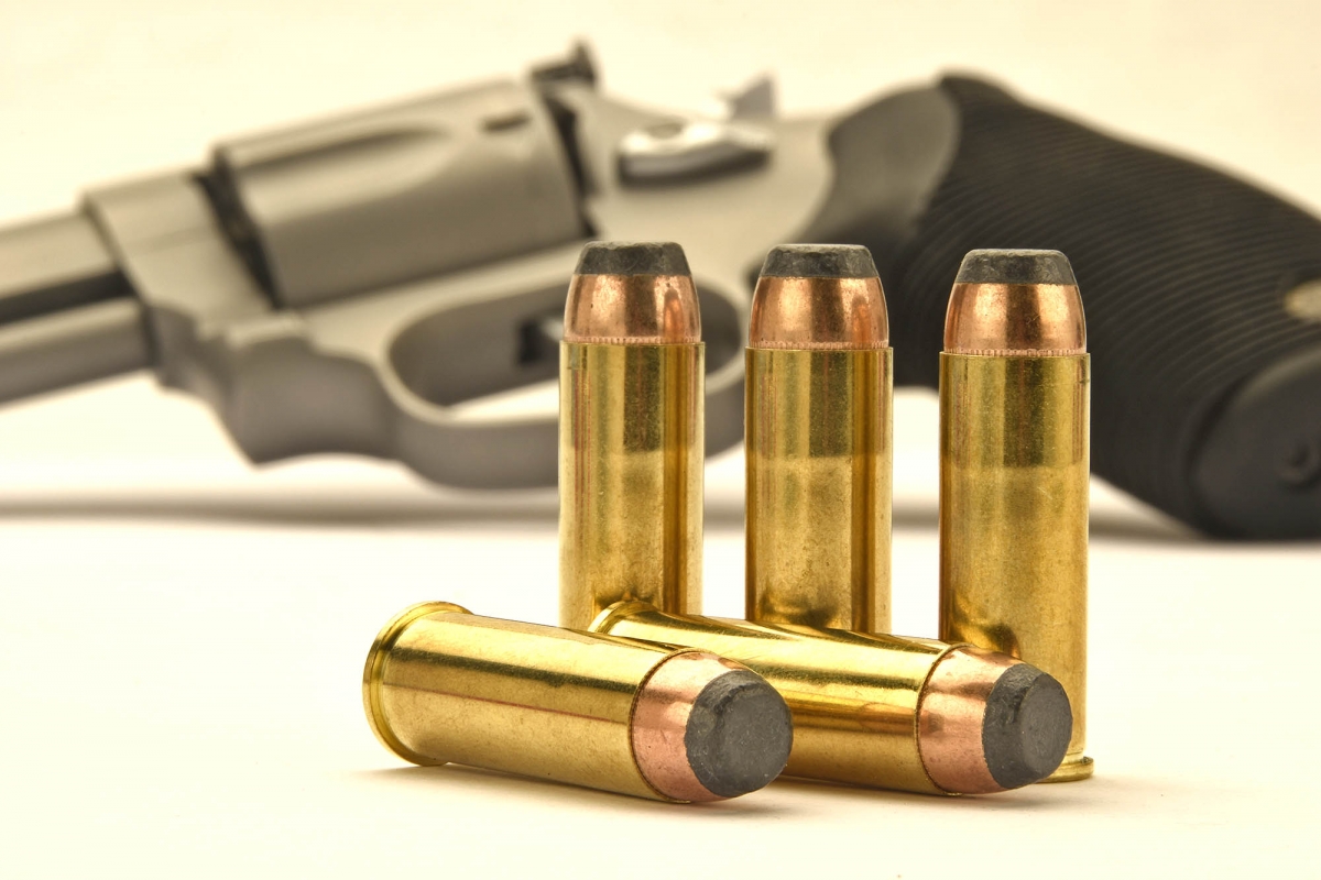 Created in the U.S. by Elmer Keith in the 1950s as a pumped-up version of the .44 Special round, the .44 Magnum was commercially manufactured by Remington under Smith & Wesson request and would rise to popularity only in the 1970s