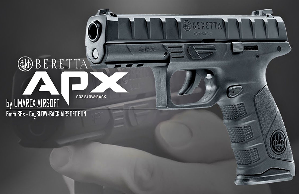 Beretta APX pistol: the Umarex airsoft replica