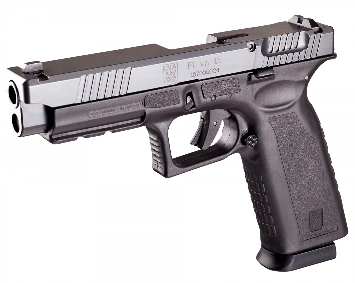 L&#039;azienda Czech Small Arms ha esposto la pistola semi-automatica PI. Vz.15 all&#039;edizione 2017 dell&#039;IWA di Norimberga