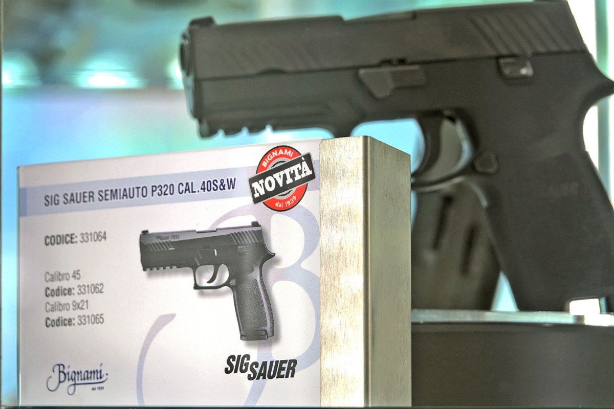 La Bignami S.p.A. di Ora (BZ) distribuisce in Italia la SIG Sauer P320