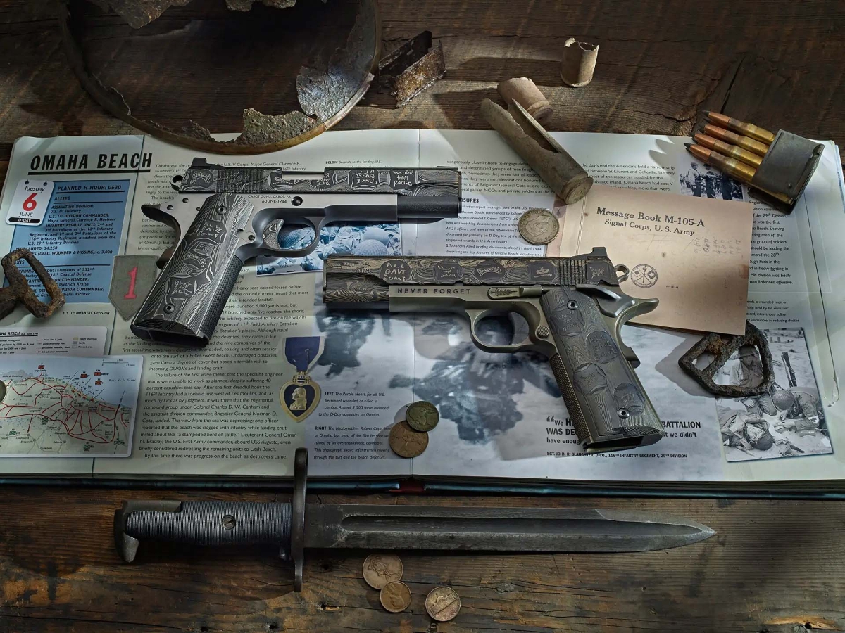  Cabot Guns D-Day Tribute 1911: le pistole commemorative dell&#039;Operazione Overlord