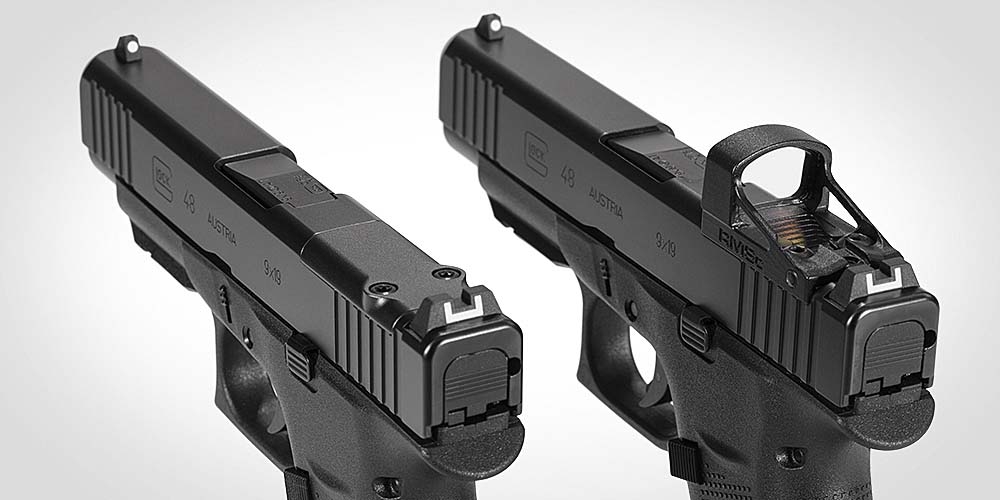 Glock G43X MOS and G48 MOS optics ready pistols
