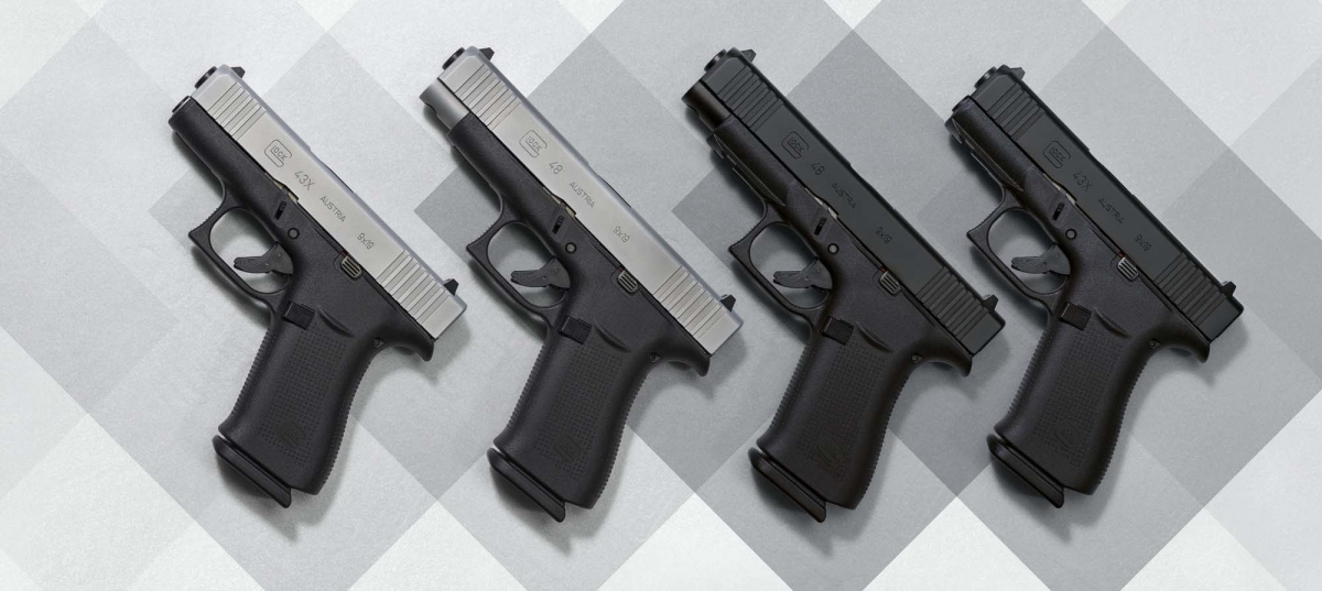 New Glock 43X and Glock 48 pistols, now with rails! New Glock 43X and Glock 48 pistols, now with rails!