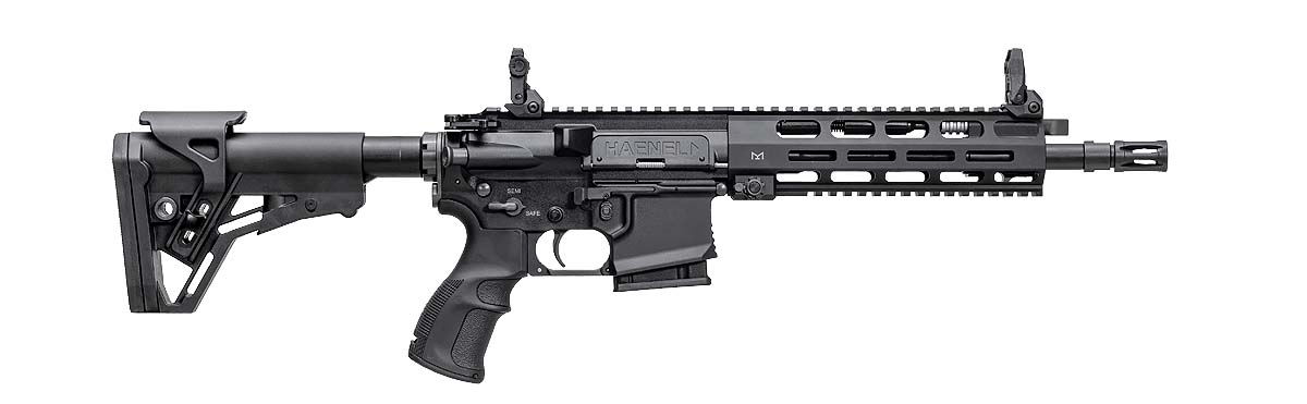 Haenel CR300 Black, il nuovo "pistolone" AR-15 da Paganini Haenel CR300 Black calibro .300 AAC Blackout – lato destro
