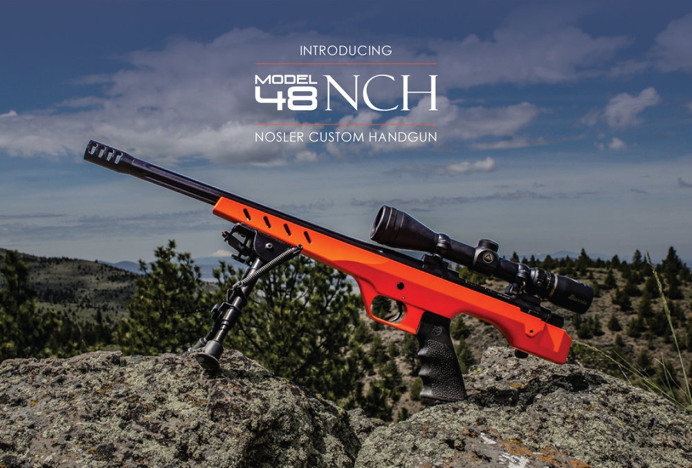 La Model 48 &quot;Nosler Custom Handgun&quot; è una pistola ad otturatore girevole-scorrevole per la caccia e il tiro alla silhouette