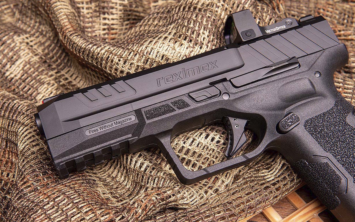 Pistola Reximex TRX 9, in Italia da Iron Armi