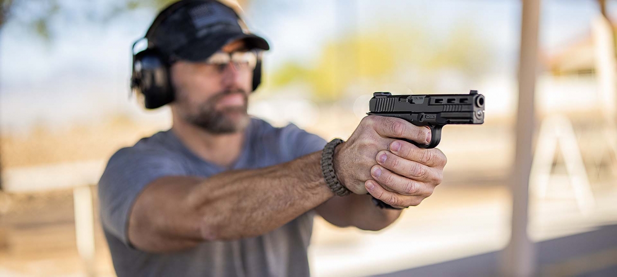 Rock Island Armory introduces the STK100 9mm semi-automatic striker-fired pistol, built on a patent-pending, clamshell design modular aluminum frame
