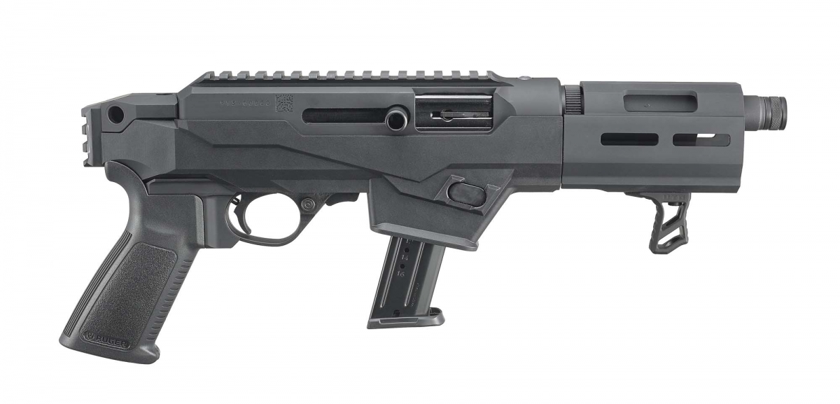 Ruger PC Charger, nuova e versatile pistola semi-automatica Pistola Ruger PC Charger, lato destro