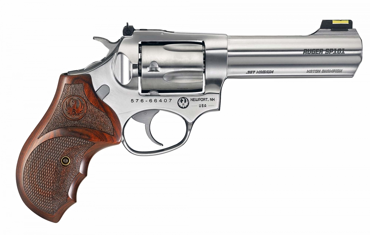 Ruger SP101 Match Champion: il livello successivo del revolver Il lato destro del revolver Ruger SP101 Match Champion