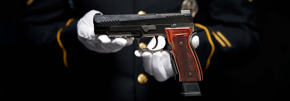 SIG Sauer P320 M17 Ceremonial pistol: a gun for the Sentinels