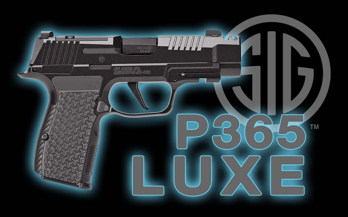 SIG Sauer P365-LUXE, nuova pistola da difesa