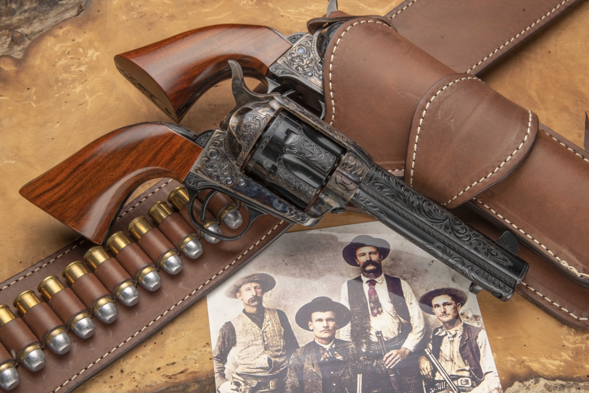Uberti Cimarron 1873 Single Action commemorativa 125° anniversario Texas Rangers Association 