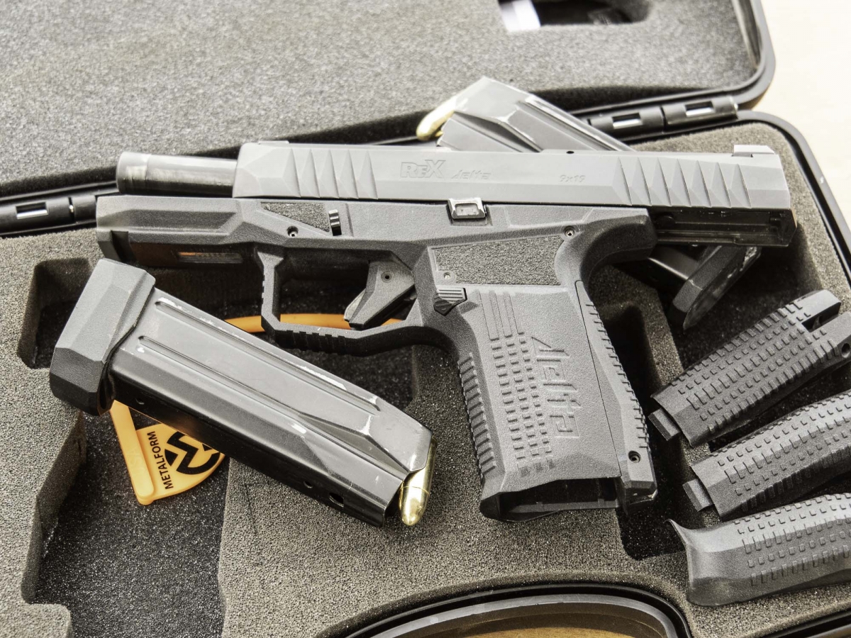 Rex Firearms Delta 9mm striker-fired pistol Rex Firearms Delta 9mm striker-fired pistol