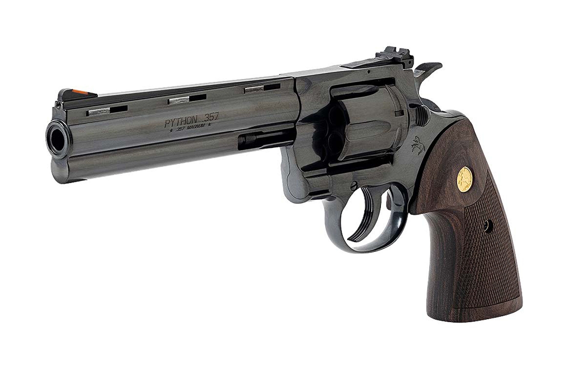 Colt Python, nuovi revolver con finitura brunita Colt Python, nuovi revolver con finitura brunita