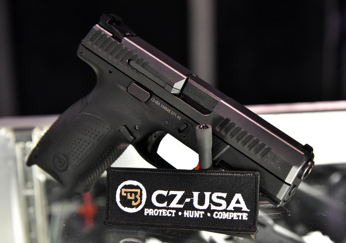 CZ showcased the P10C semi-automatic striker-fired pistol at the 2017 SHOT Show