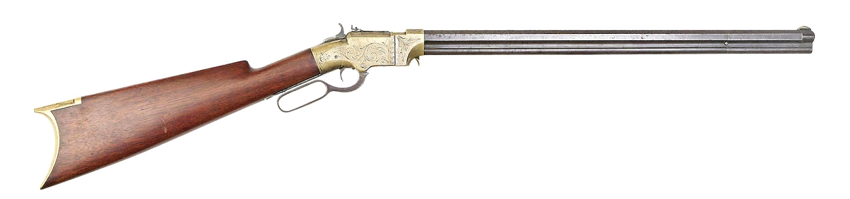 Uberti Winchester 1866 "Yellowboy": i 150 anni di un fucile leggendario Una bellissima carabina Volcanic, l'arma sviluppata per utilizzare le munizioni Rocket Ball senza bossolo ideate da Walther Hunt