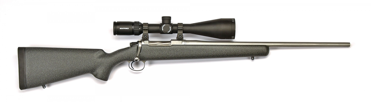 The Barrett Fieldcraft rifle, seen from the right side