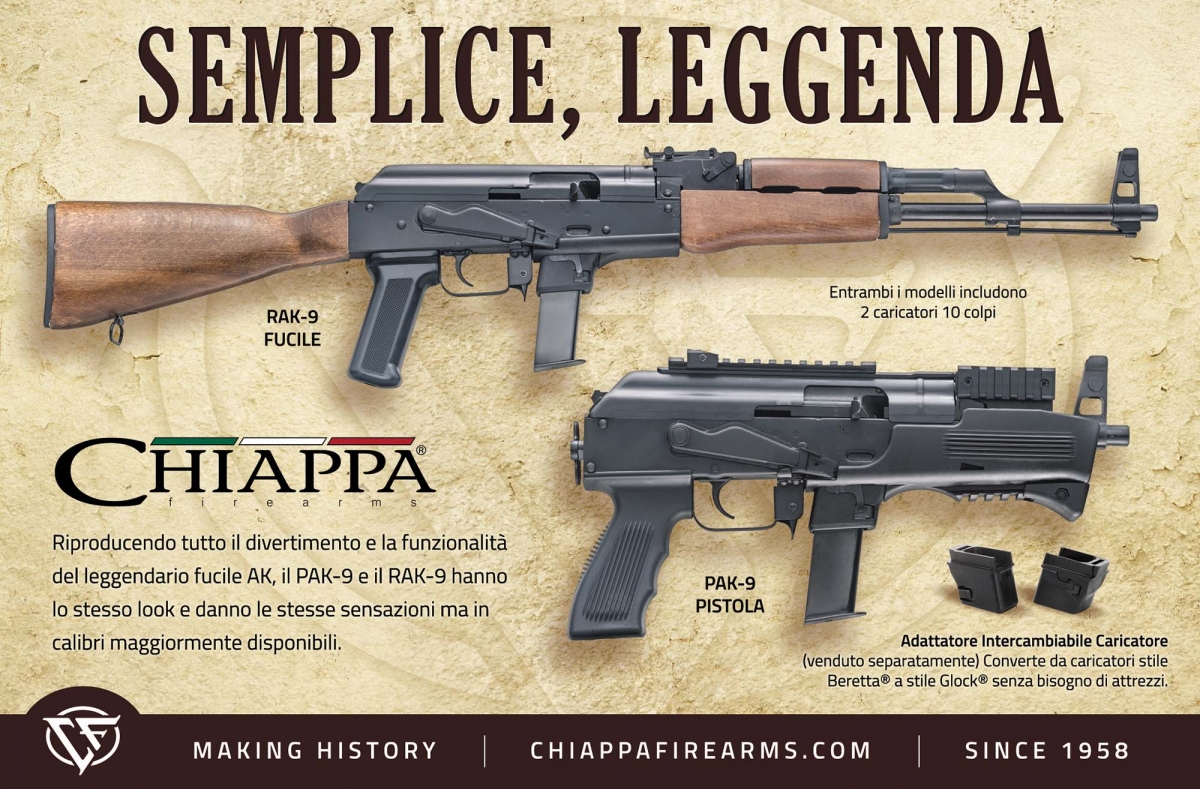 Chiappa RAK-9: l’AK italiano in calibro 9mm