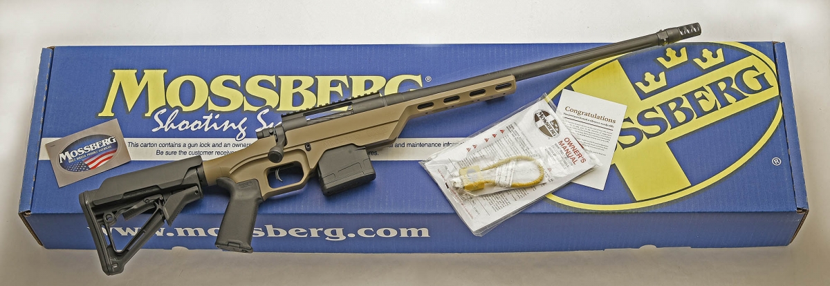 The rifle with its box