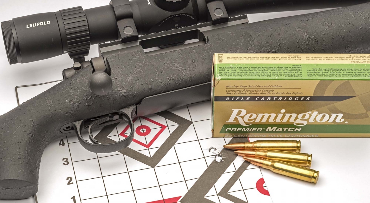 Remington 700 Police 5R: il classico dei classici... a cinque righe Rosata sub MOA (24 mm) di 3 colpi a 100 metri, con munizioni Remington Premier Match da 168 grani