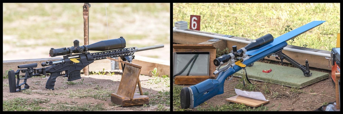Il tiro sportivo di precisione con la carabina: considerazioni in libertà (ma non a vanvera) A sinistra, una carabina commerciale di serie. A destra, una carabina Custom. Spesso, la seconda costa anche il triplo dell'altra, ma di fatto nelle mani di un bravo tiratore, a 600 yards fanno gli stessi punteggi.