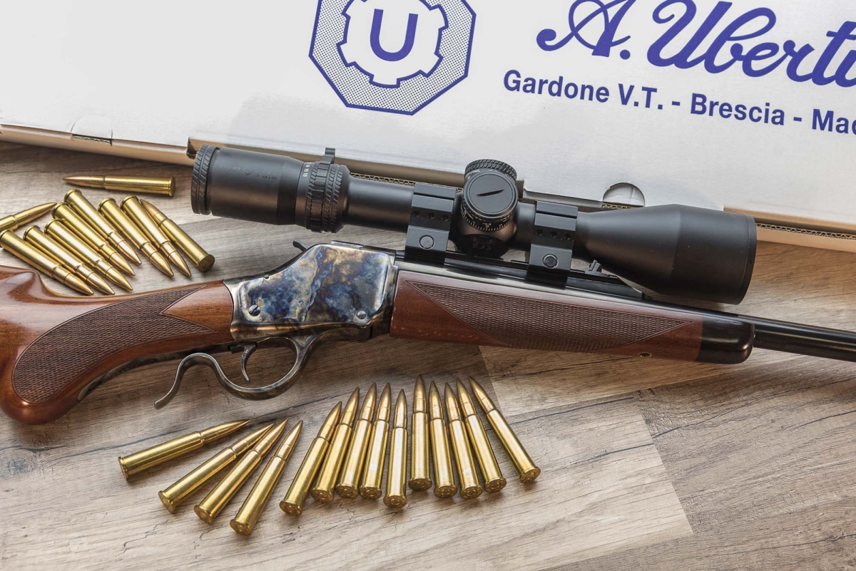 Uberti 1885 Single Shot High Wall &quot;Courteney&quot; Stalking Rifle
