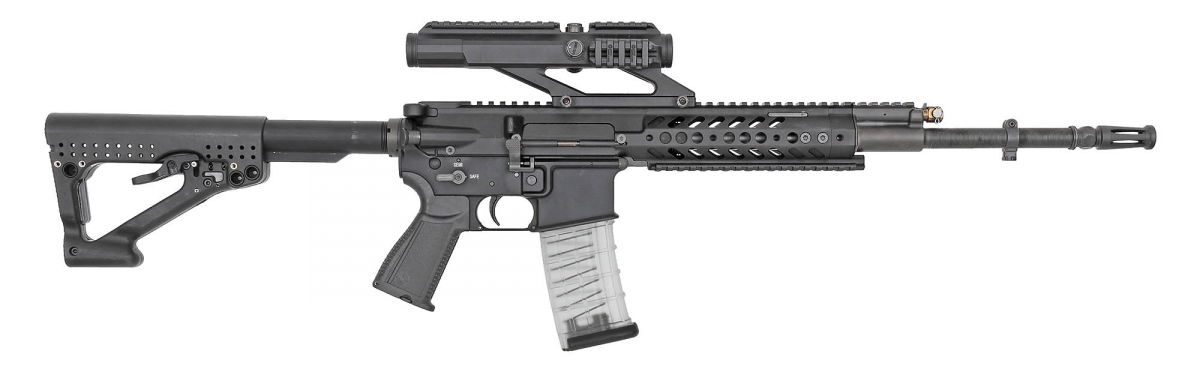 Steyr-Mannlicher STM 556 assault rifle The STM 556 is an entrant in the new German service rifle trial as the "Rheinmetall-Steyr RS556"