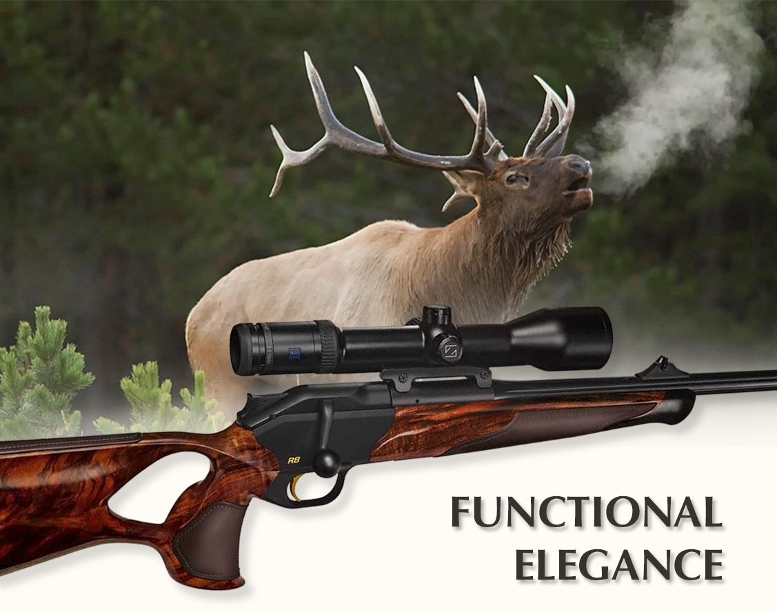 Blaser R8 rifles: introducing the new 2017 lineup The Blaser R8 Success Individual combines, for the very first time, precious walnut wood and premium leather