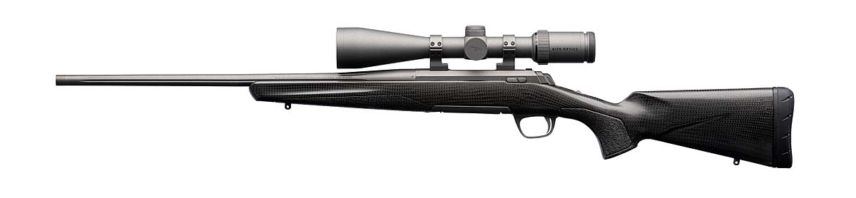 Browning X-Bolt Pro Carbon: la nuova carabina da caccia leggera e ultrarigida Carabina Browning X-Bolt Pro Carbon – lato sinistro