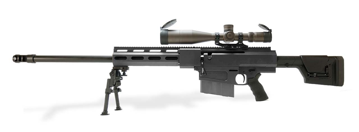 Bushmaster reintroduces the BA50 bolt-action rifle Bushmaster BA50 .50 BMG bolt-action rifle – left side, black version