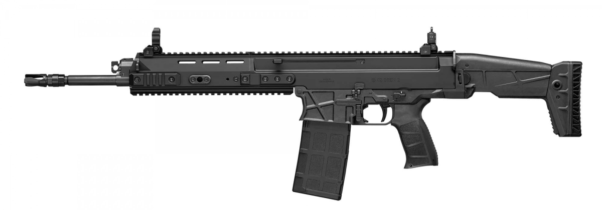CZ introduces the BREN 2 BR battle rifle The BREN 2 BR 7.62x51mm battle rifle, seen from the left side