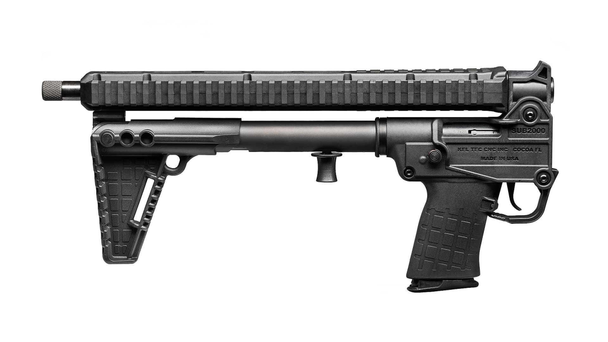Kel-Tec SUB2000 Gen3 folding carbine, now in 5.7x28mm Kel-Tec SUB2000 Gen3 5.7x28mm folding semi-automatic carbine – Folded