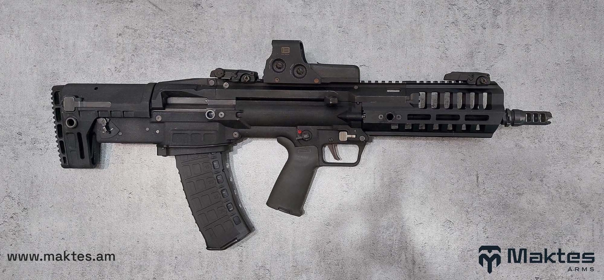 Maktes Arms T-AB 1A and T-AB 2A: new military rifles, from Armenia Maktes Arms T-AB 1A assault rifle – right side