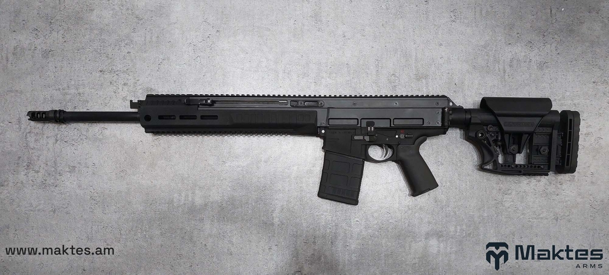 Maktes Arms T-AB 1A and T-AB 2A: new military rifles, from Armenia Maktes Arms T-AB 2A designated marksman rifle – left side