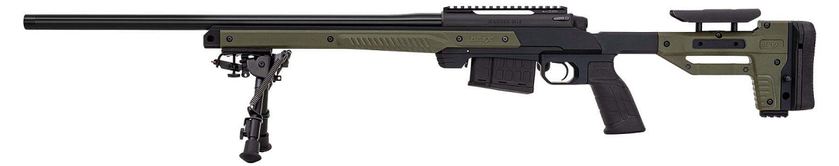 Mauser 18 LR Chassis: a brand new German bolt-action precision rifle! Mauser 18 LR Chassis bolt-action rifle – left side