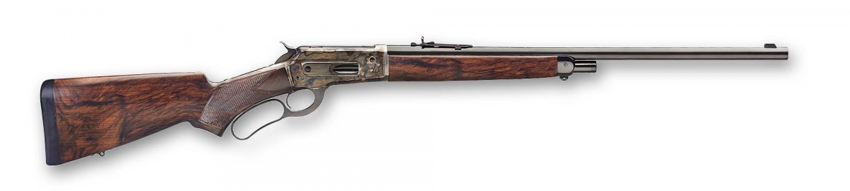 VIDEO: Pedersoli 1886 Hunter Light rifle The Pedersoli 1886 Hunter Light rifle sports a light round barrel and is chambered for the .45-70 Government or the .444 Marlin