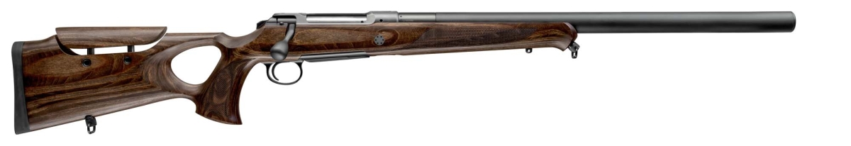 Sauer introduces the 101 Silence GTI silenced bolt-action hunting rifle Sauer 101 Silence GTI rifle – right side, with 420 mm integrally silenced barrel