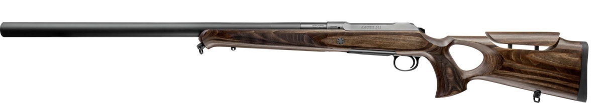 Sauer introduces the 101 Silence GTI silenced bolt-action hunting rifle Sauer 101 Silence GTI rifle – right side, with 470 mm integrally silenced barrel