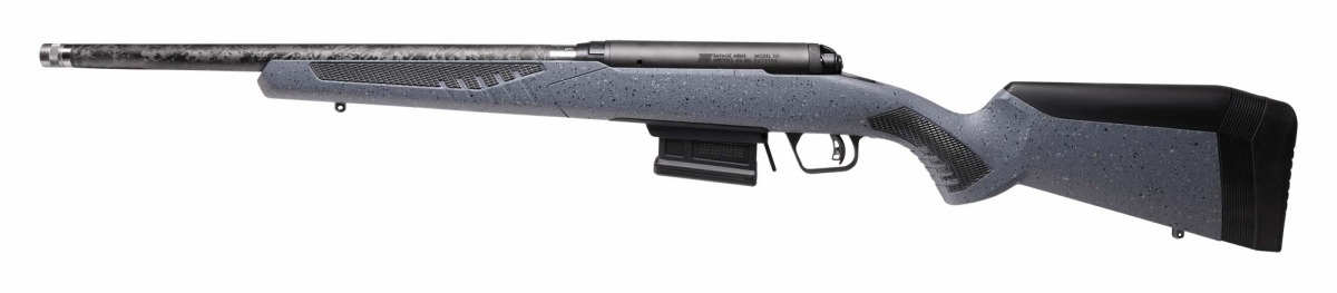 Savage Arms 110 Carbon Predator: a new lightweight hunting rifle Savage Arms 110 Carbon Predator bolt-action hunting rifle – left side