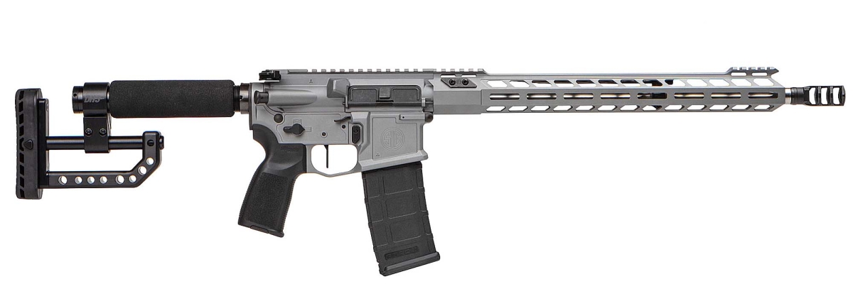 SIG Sauer M400-DH3 3-Gun competition rifle SIG Sauer M400-DH3 semi-automatic rifle – right side